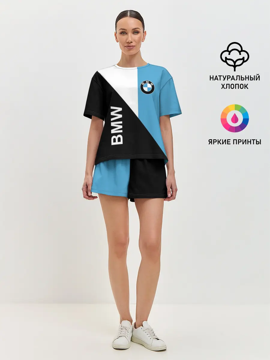 Женская пижама с шортами / BMW, спорт