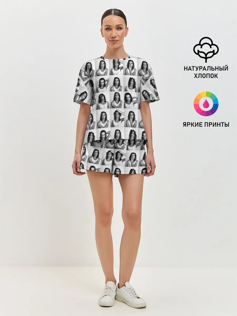 Женская пижама с шортами / Damiano David.