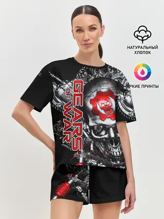Женская пижама с шортами / Gears of War / Gears 5