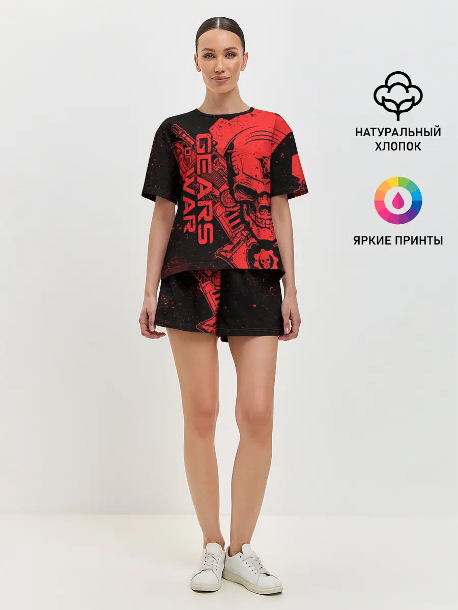 Женская пижама с шортами / Gears 5 - Gears of War