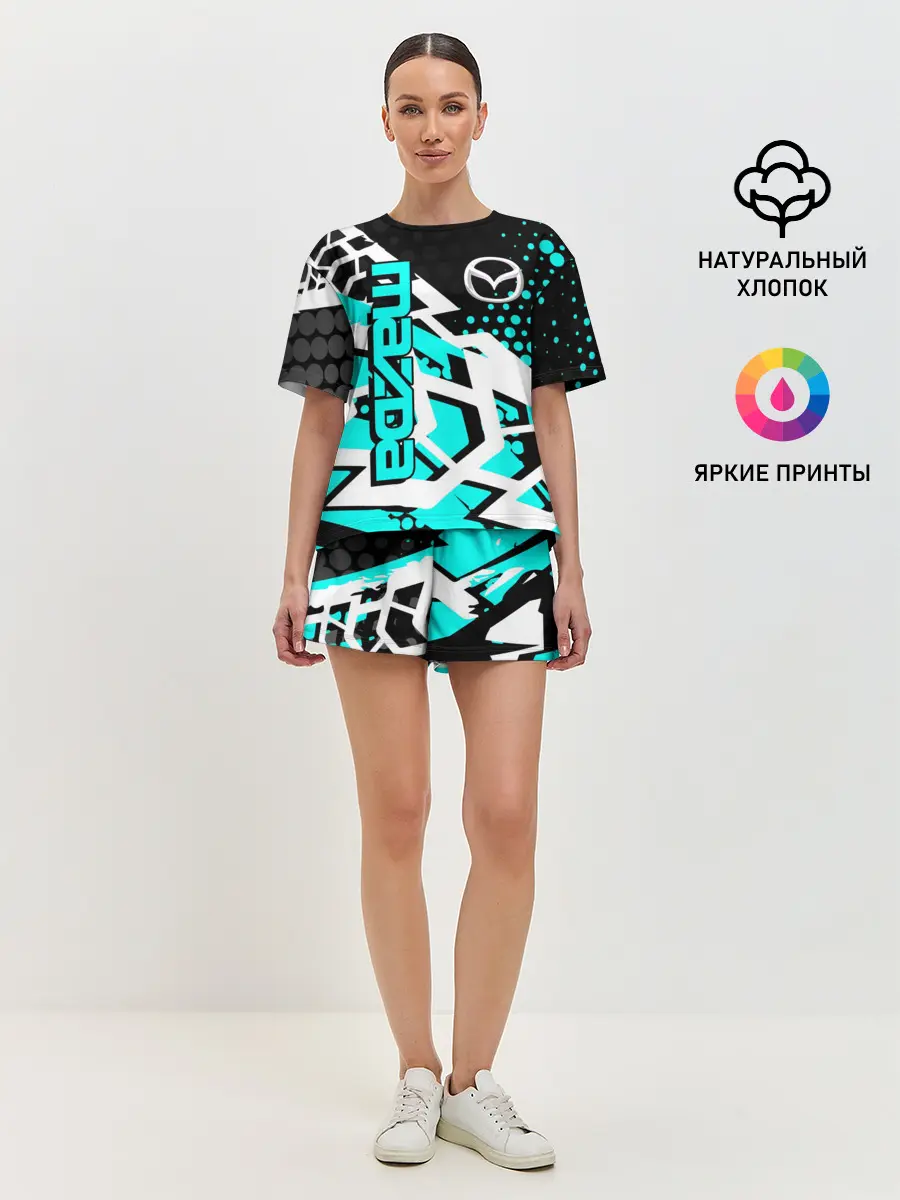 Женская пижама с шортами / Mazda