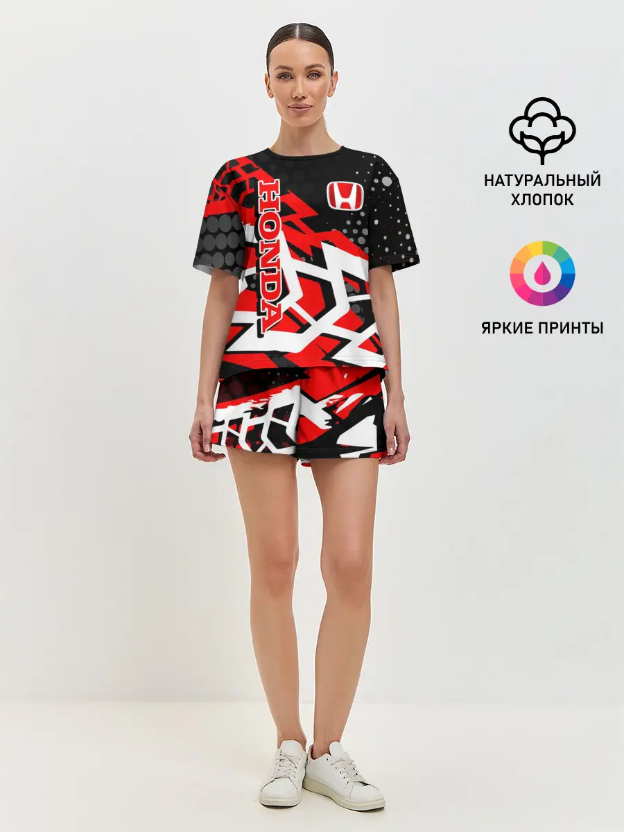 Женская пижама с шортами / Honda
