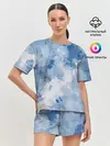 Женская пижама с шортами / Небесные мазки