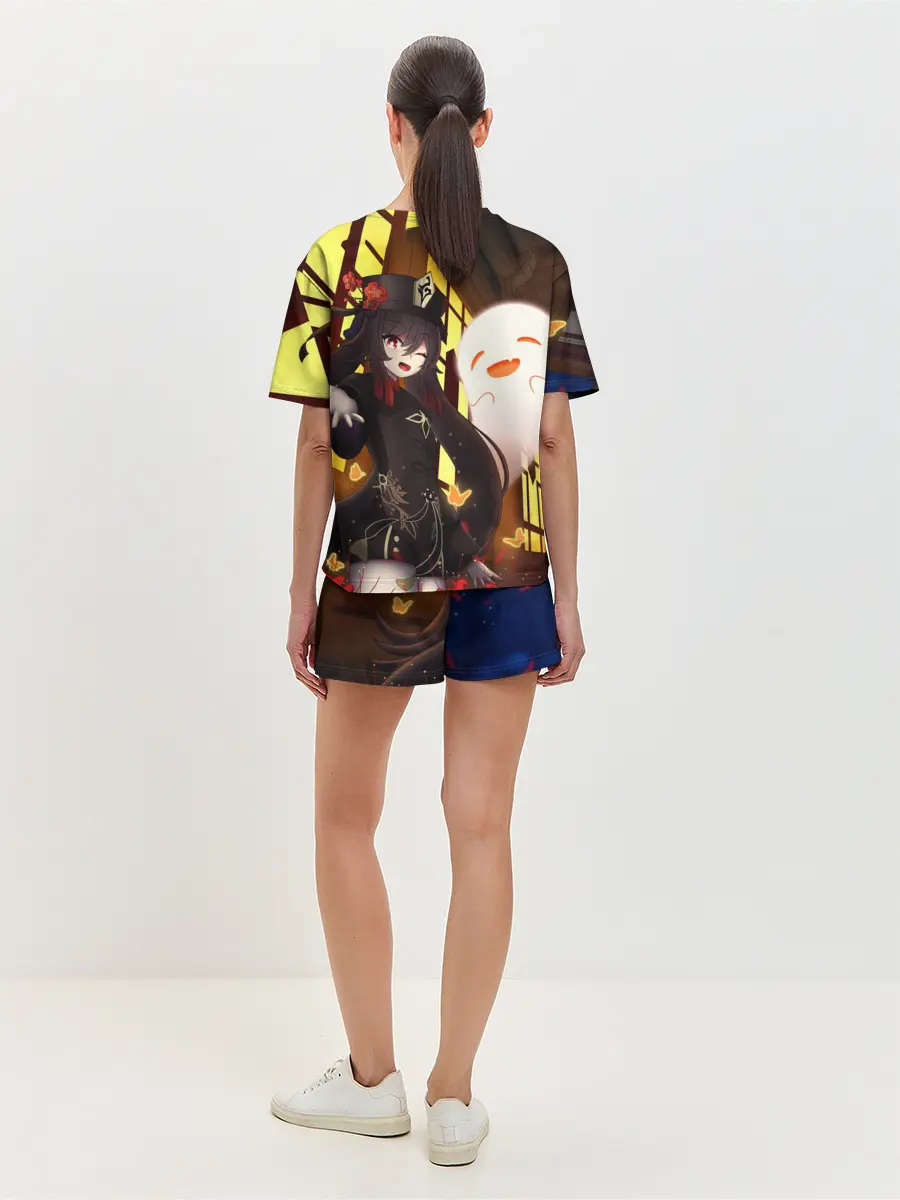 Женская пижама с шортами / Ху Тао | Genshin Impact