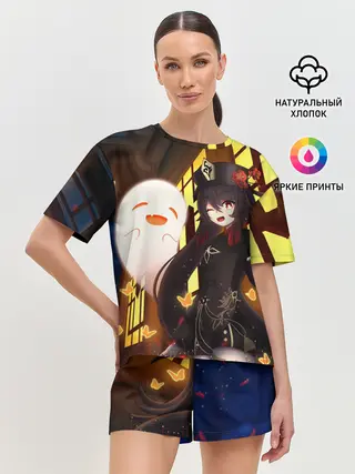 Женская пижама с шортами / Ху Тао | Genshin Impact