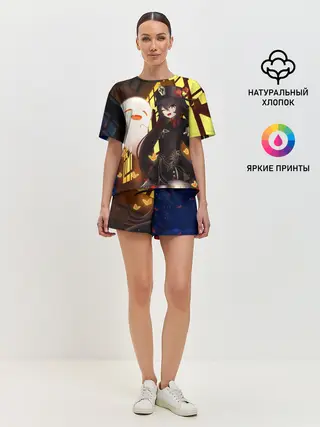 Женская пижама с шортами / Ху Тао | Genshin Impact