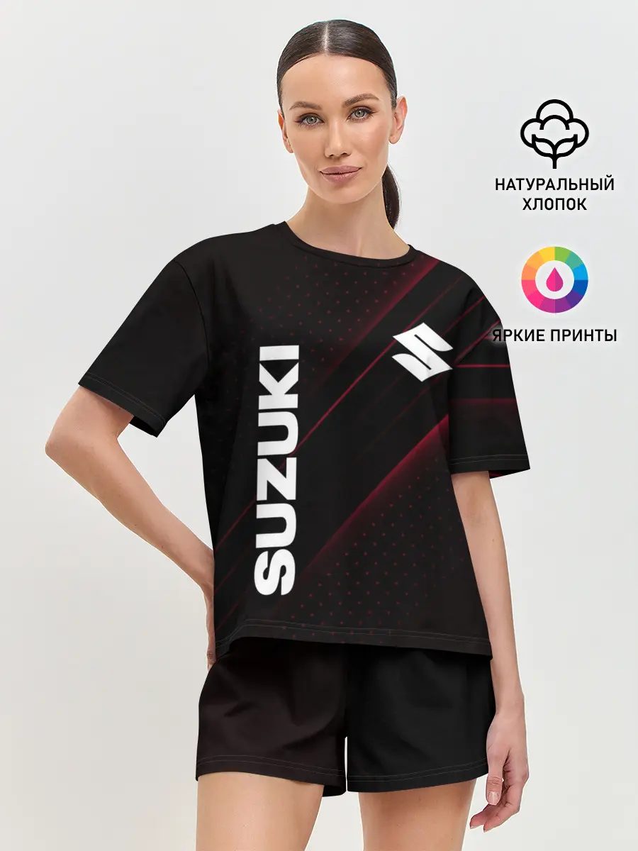 Женская пижама с шортами / SUZUKI, sport