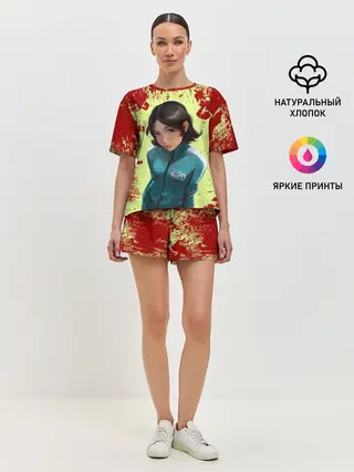 Женская пижама с шортами / Номер 420 | Случайный игрок