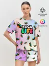 Женская пижама с шортами / ТОКА БОКА ЛОГОТИП