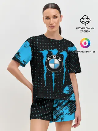 Женская пижама с шортами / MONSTER BMW | MONSTER ENERGY