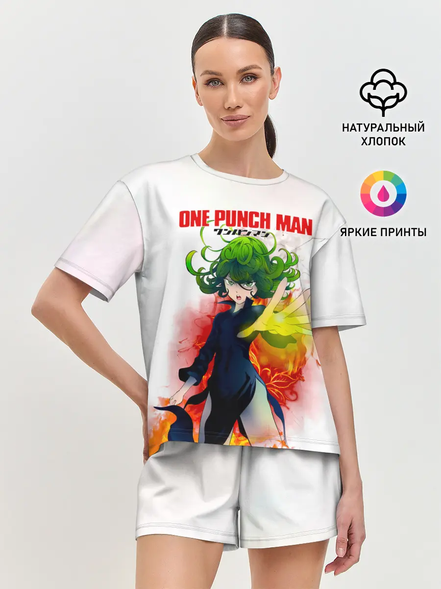 Женская пижама с шортами / Тацумаки One Punch-Man