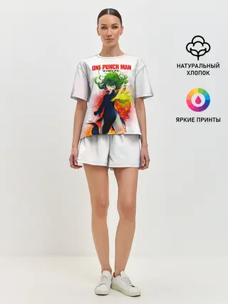Женская пижама с шортами / Тацумаки One Punch-Man