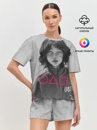 Женская пижама с шортами / Игра в кальмара: игрок 067