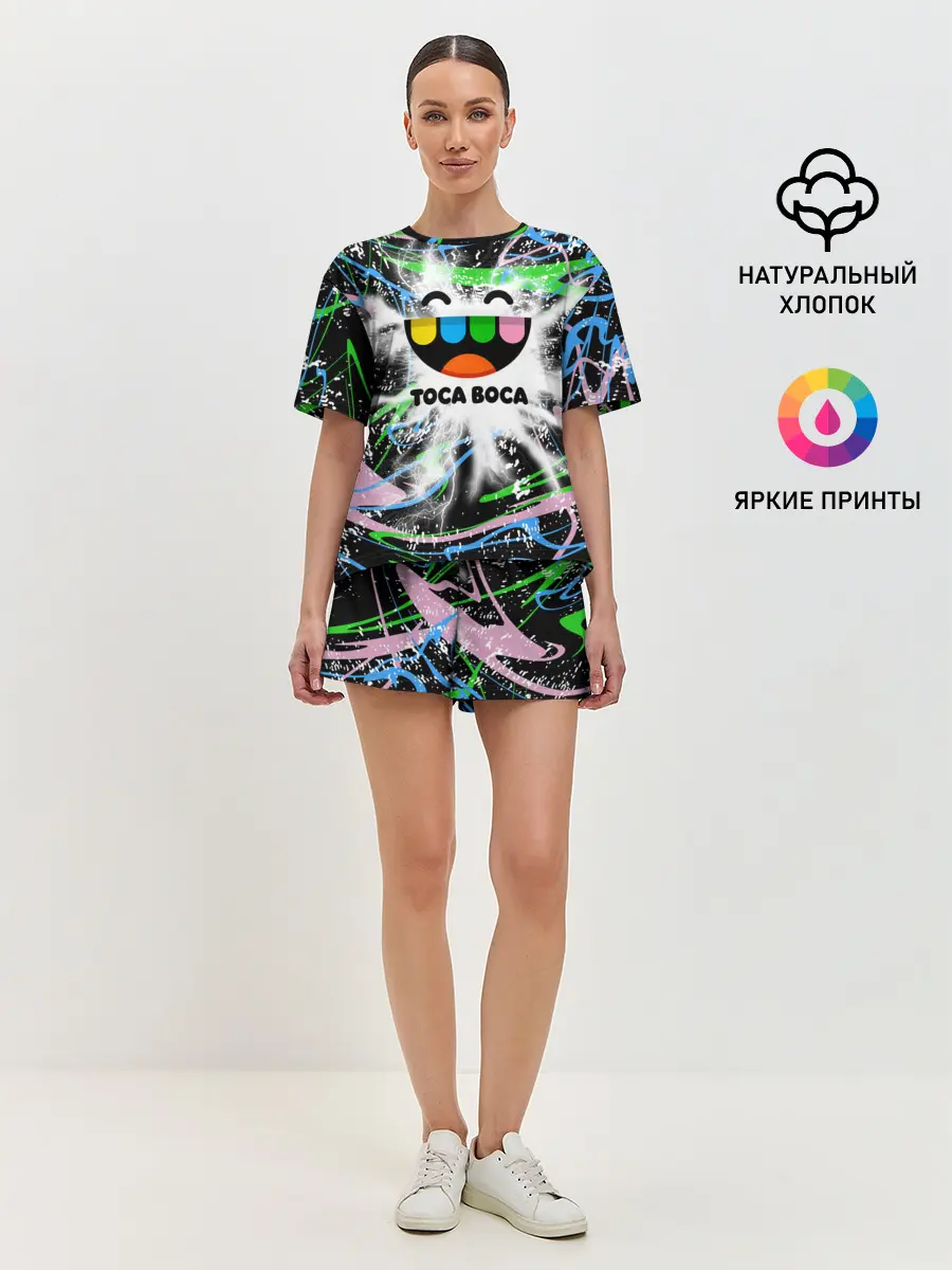 Женская пижама с шортами / Toca Boca: Весельчак.
