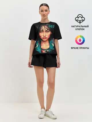 Женская пижама с шортами / Кан Сэ Бёк игрок 067