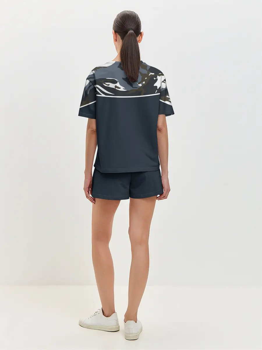 Женская пижама с шортами / Камуфляж 2.0