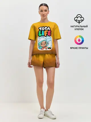 Женская пижама с шортами / Рита | Тока Бока