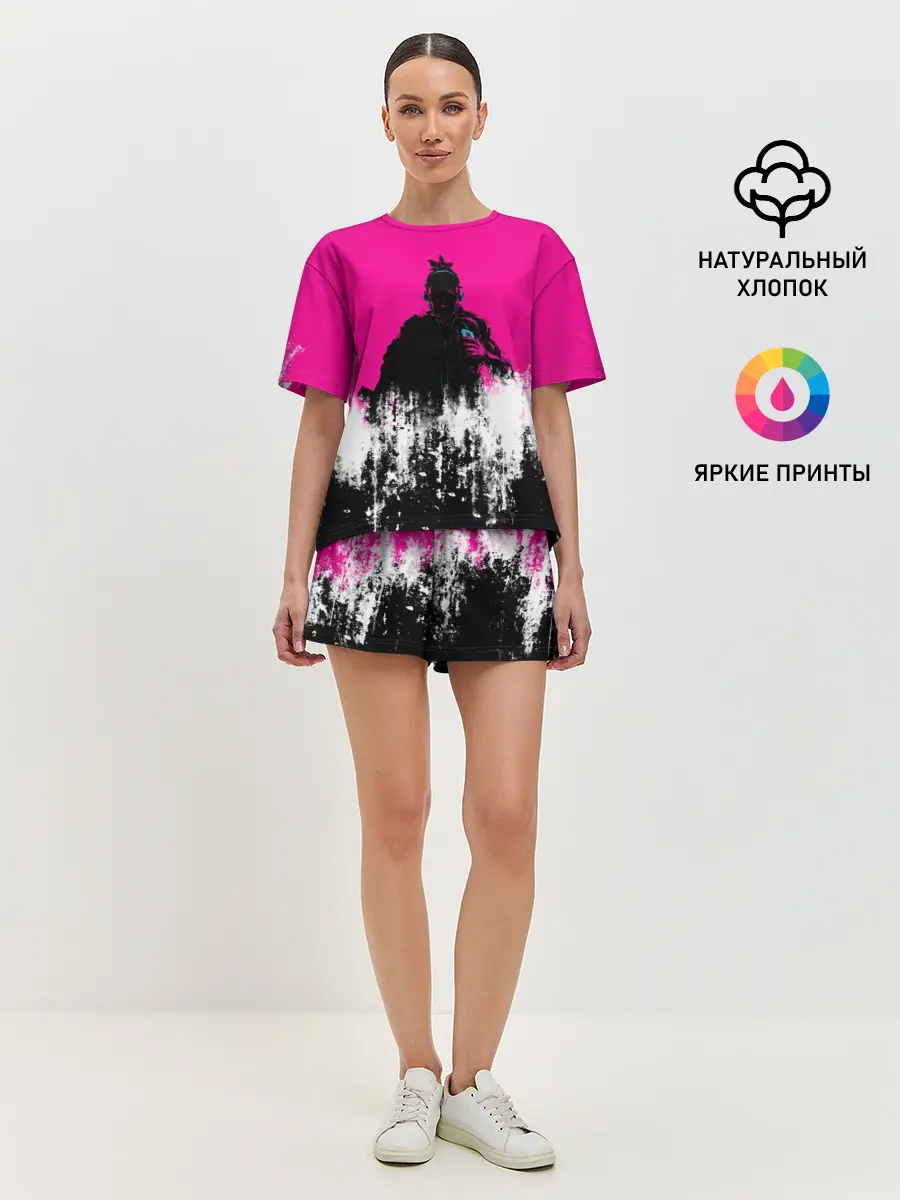 Женская пижама с шортами / Катана Зеро Самурай | Katana Zero Anime