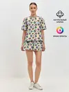 Женская пижама с шортами / Мопс