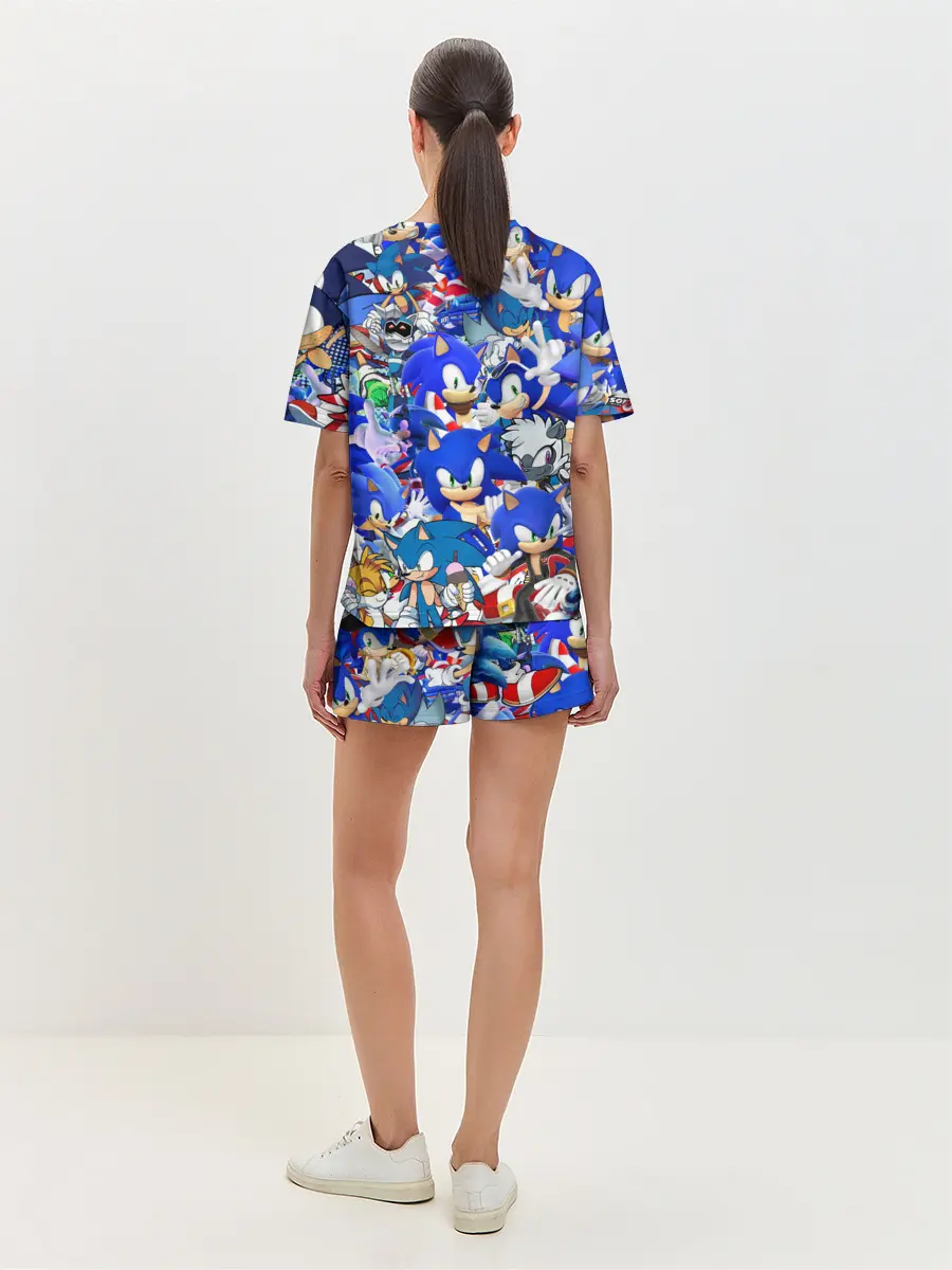 Женская пижама с шортами / SONIC СИНИЙ ЁЖ СОНИК