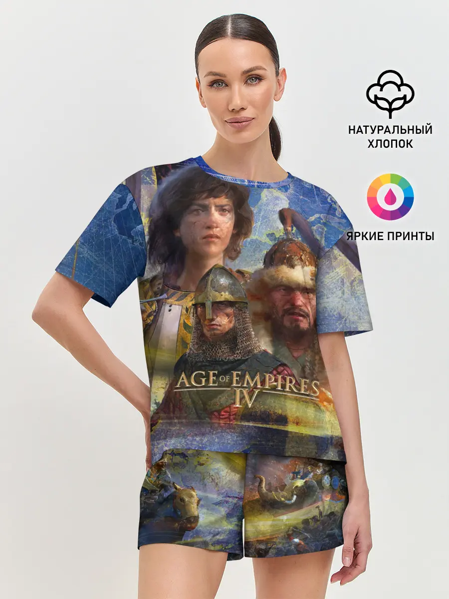 Женская пижама с шортами / Age of Empires 4 Обложка
