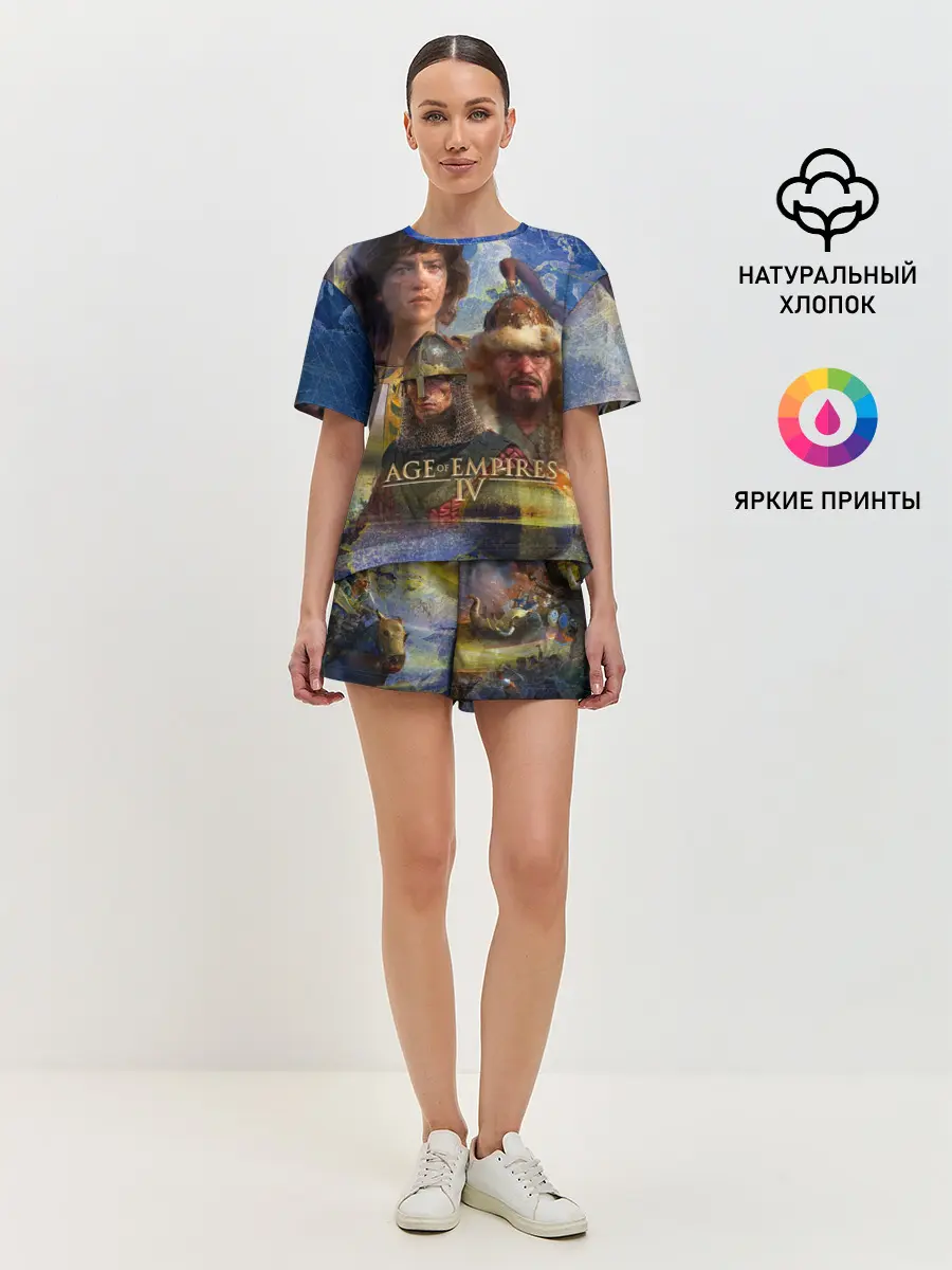 Женская пижама с шортами / Age of Empires 4 Обложка
