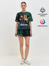Женская пижама с шортами / Молнии Майнкрафт