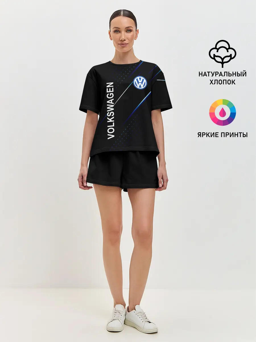Женская пижама с шортами / Volkswagen, sport style