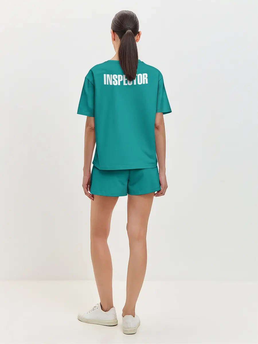 Женская пижама с шортами / Игра в кальмара: инспектор 001