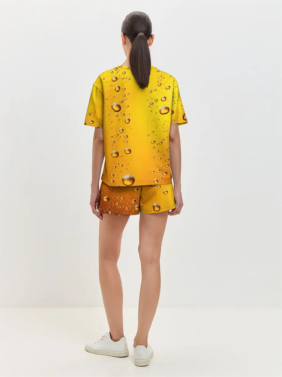 Женская пижама с шортами / пивозавр 3d hd