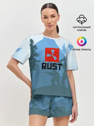 Женская пижама с шортами / Выживалка Раст