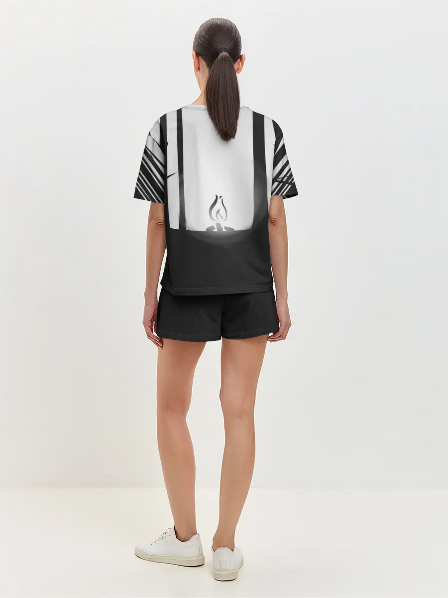 Женская пижама с шортами / Огонёк из Раста