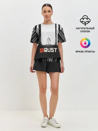 Женская пижама с шортами / Огонёк из Раста