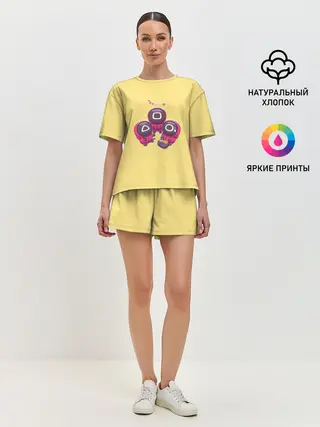 Женская пижама с шортами / Chibi Red Soldier