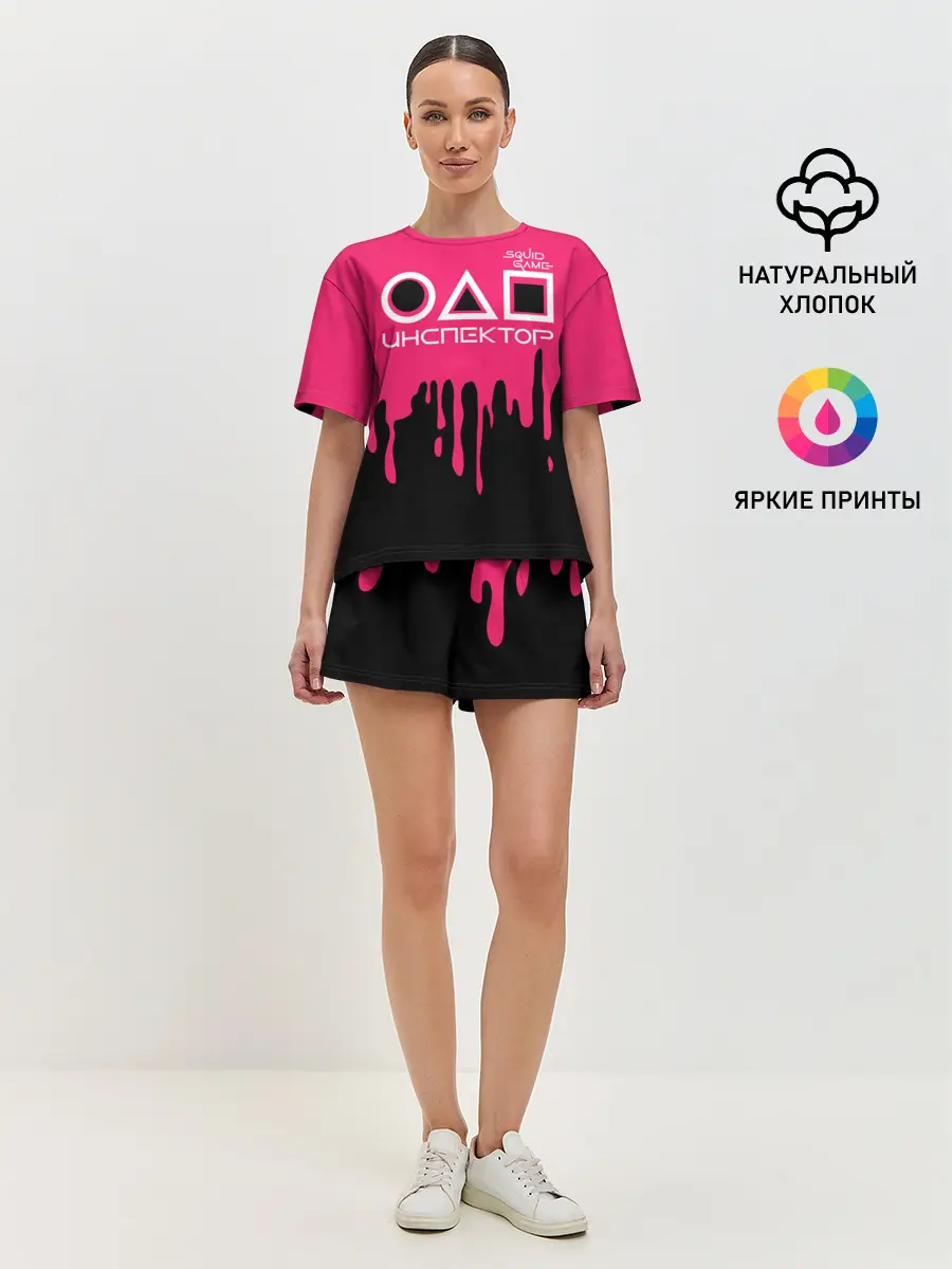 Женская пижама с шортами / Inspector of Squid Game