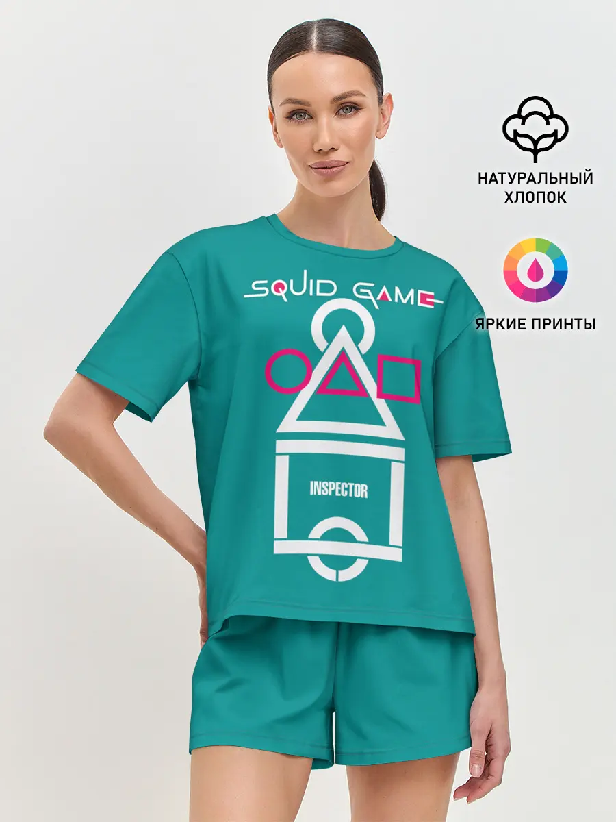 Женская пижама с шортами / Squid Game - Inspector
