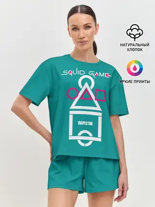 Женская пижама с шортами / Squid Game - Inspector