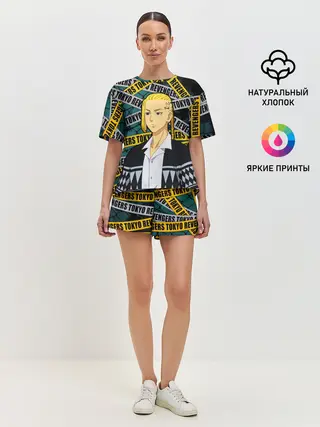 Женская пижама с шортами / Дракен