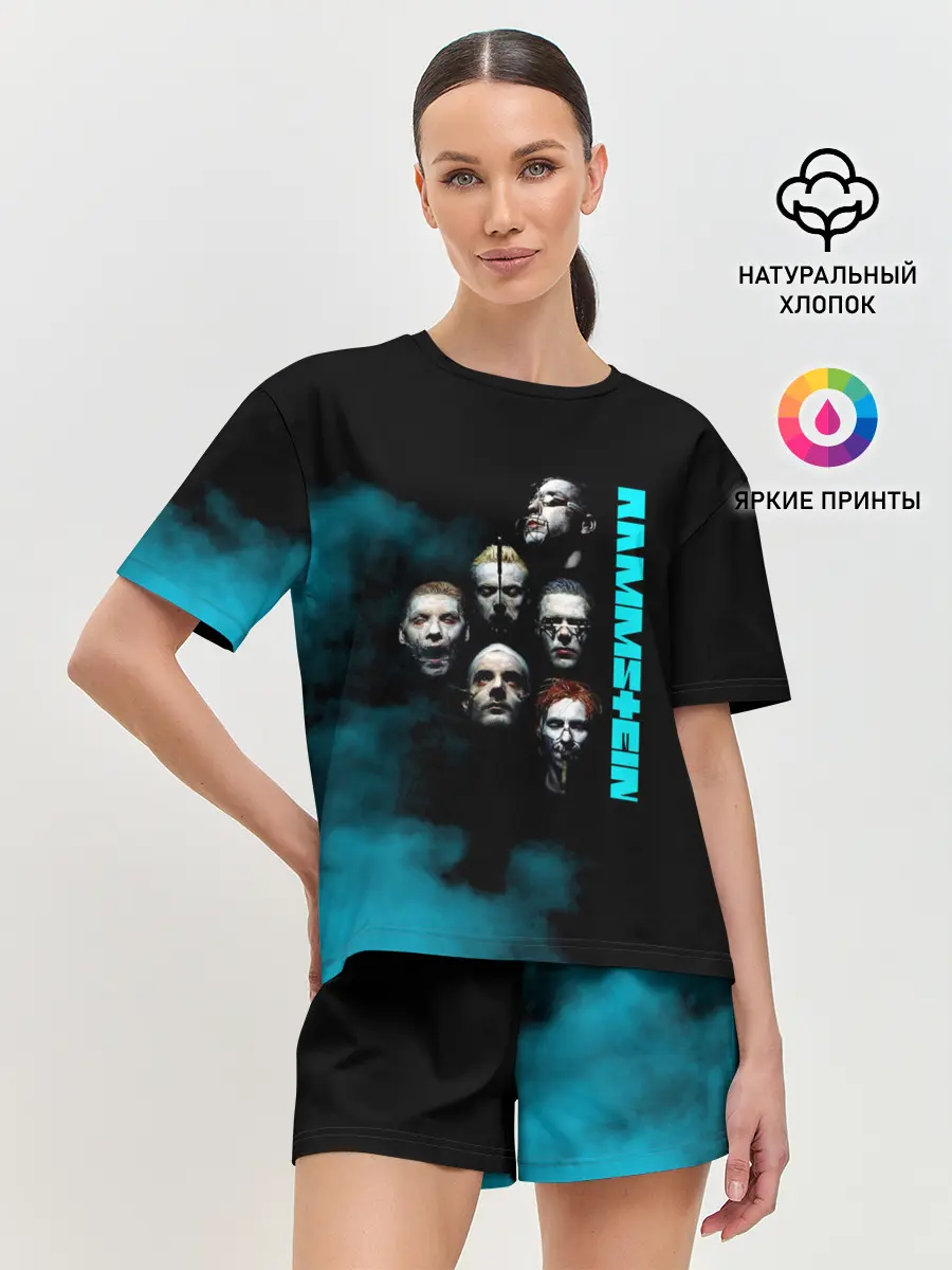 Женская пижама с шортами / Группа Rammstein