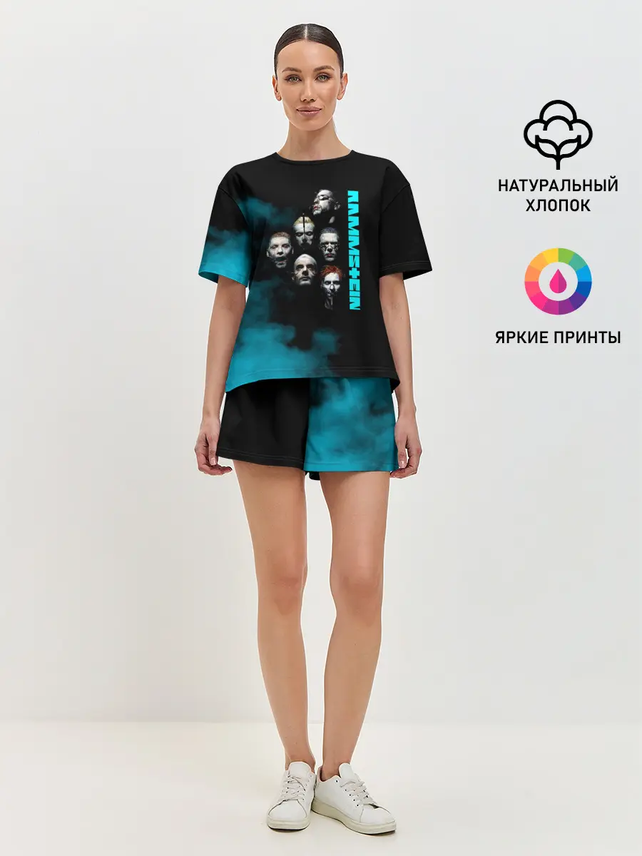 Женская пижама с шортами / Группа Rammstein