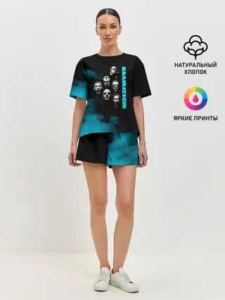 Женская пижама с шортами / Группа Rammstein