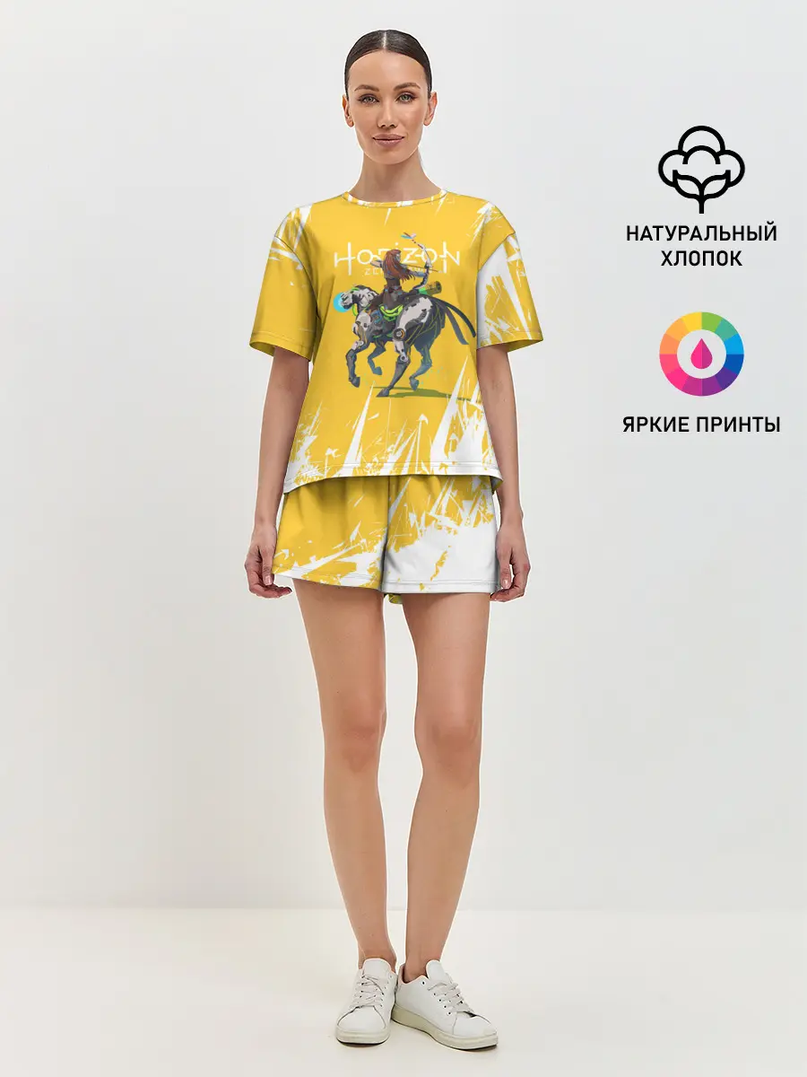 Женская пижама с шортами / HORIZON ZERO DAWN | ALOY