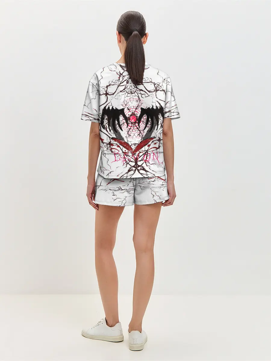 Женская пижама с шортами / Руки тянутся