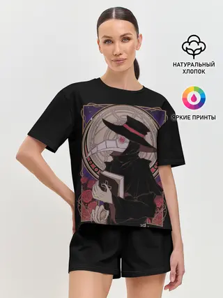 Женская пижама с шортами / Чумной доктор 1