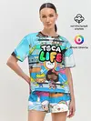 Женская пижама с шортами / Toca Boca | Тока Бока аттракцион