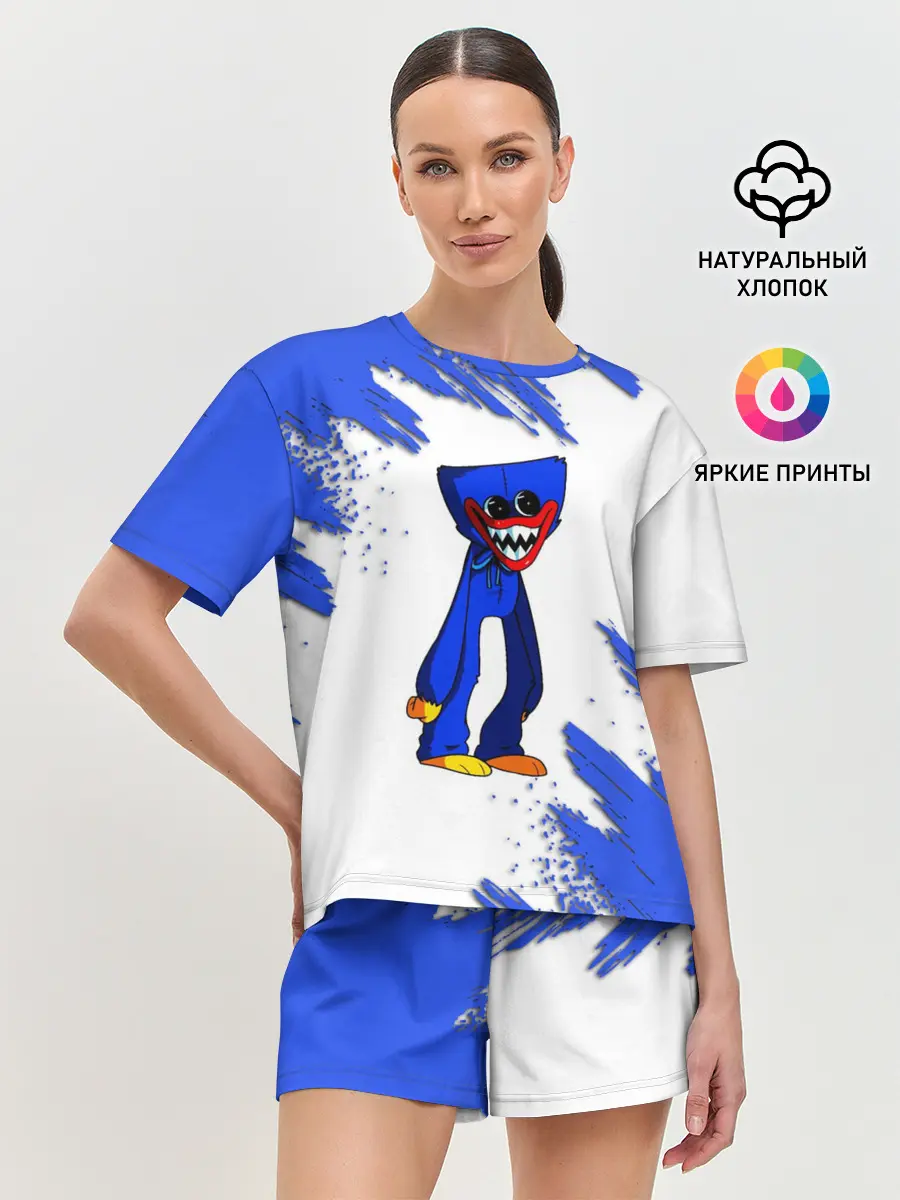 Женская пижама с шортами / Poppy Playtime