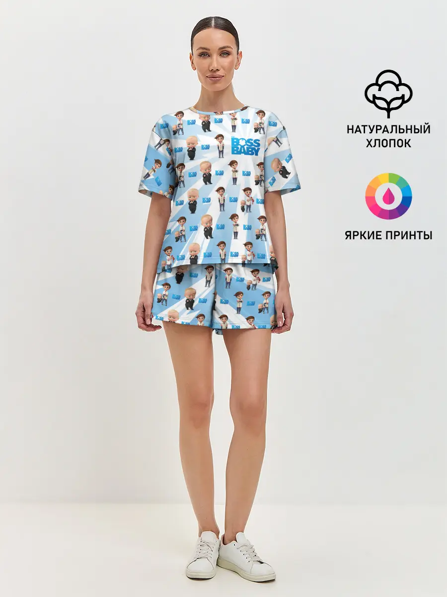 Женская пижама с шортами / Boss Baby