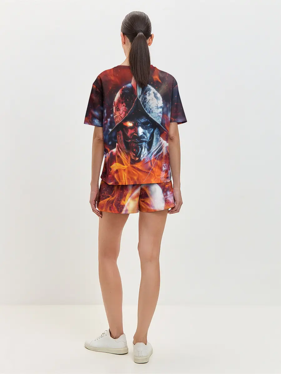 Женская пижама с шортами / NEW WORLD / НЬЮ ВОРЛД / РЫЦАРЬ