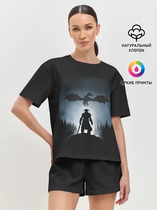 Женская пижама с шортами / Силует драконорождённого