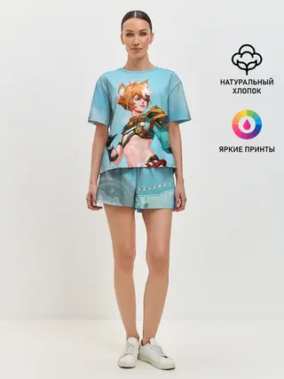 Женская пижама с шортами / Горо Genshin Impact